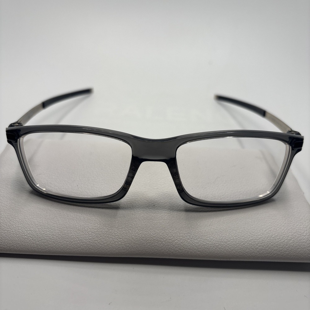 Oakley PITCHMAN OX8050-0655 Grey Smoke Black size 55/18/140mm Eyeglasses #D197